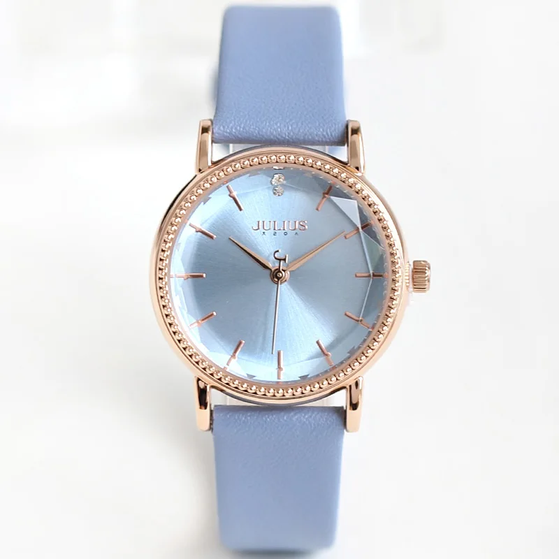 Часы наручные Julius женские кварцевые в японском стиле изящные модные с браслетом