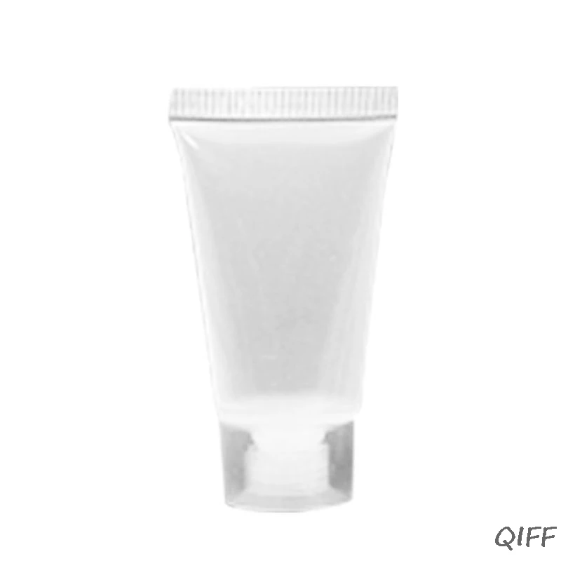 Screw Cap5ml 5/10/20/30/50/100 мл дорожные Портативный пустая трубка прозрачная, контейнер для косметики крема пластиковый флакон для лосьона с откидной крышкой/винт Ca - Цвет: Screw Cap5ml