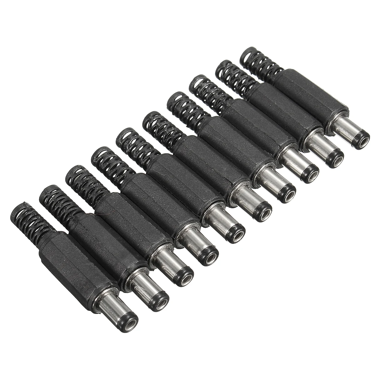 Excellway 10Pcs 5.5x2.1mm DC Power Male Solder Barrel Tip Plug Jack Connector Socket Adapter | Обустройство дома
