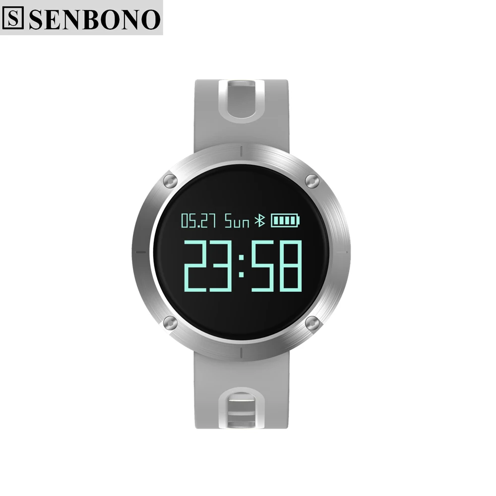 Senbono sbn dm58 Bluetooth 4.0 Смарт Часы Heart Rate Приборы для измерения артериального давления
