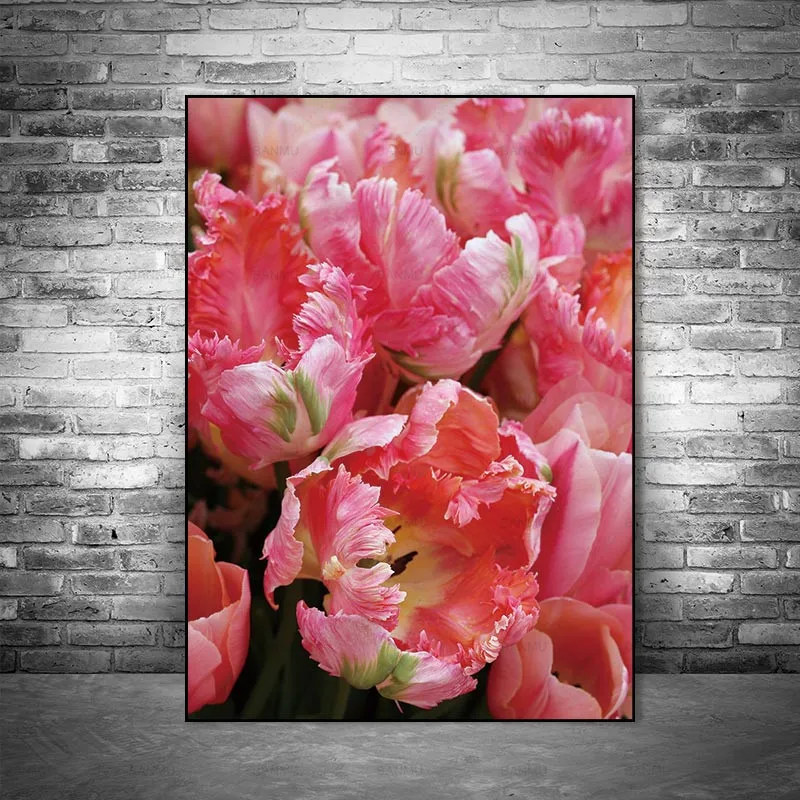Настенные художественные принты картины на холсте цветок домашний декор