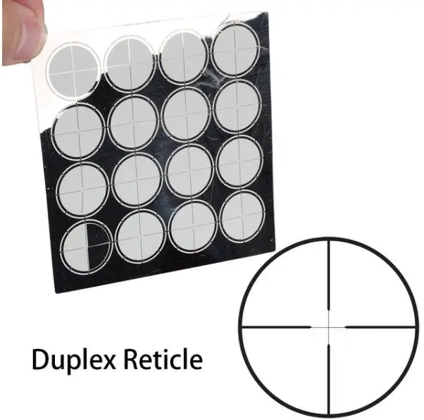 Duplex Reticle 16 шт. оптический прицел дуплексный дальномер Mil точка проволока сетка для охоты тактический прицел ремонтируемые аксессуары прицел - Цвет: Duplex Reticle