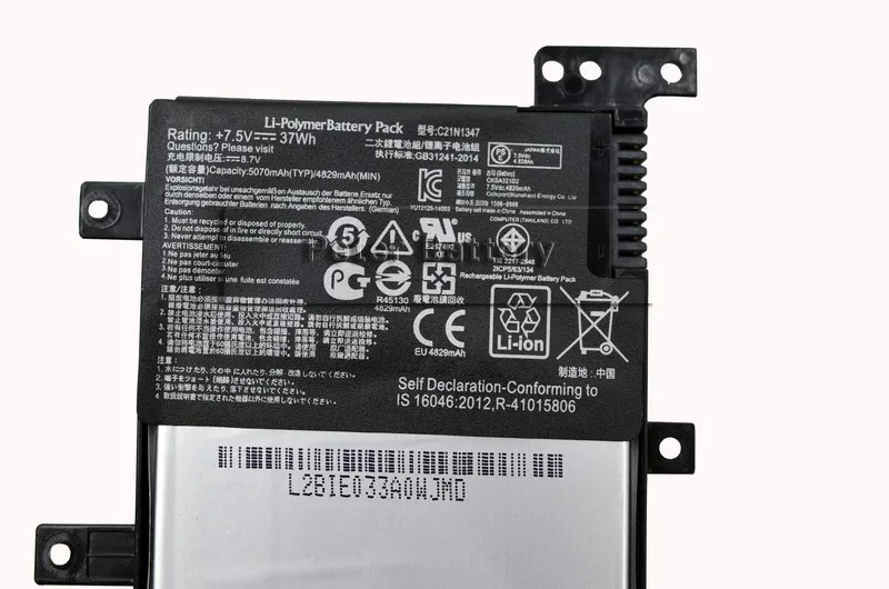 JIGU C21N1347 аккумулятор для ноутбука ASUS X555LD A555LD4010 X555 X555LD4210 X555LA A555LD4030 X555LD4010 X555LB