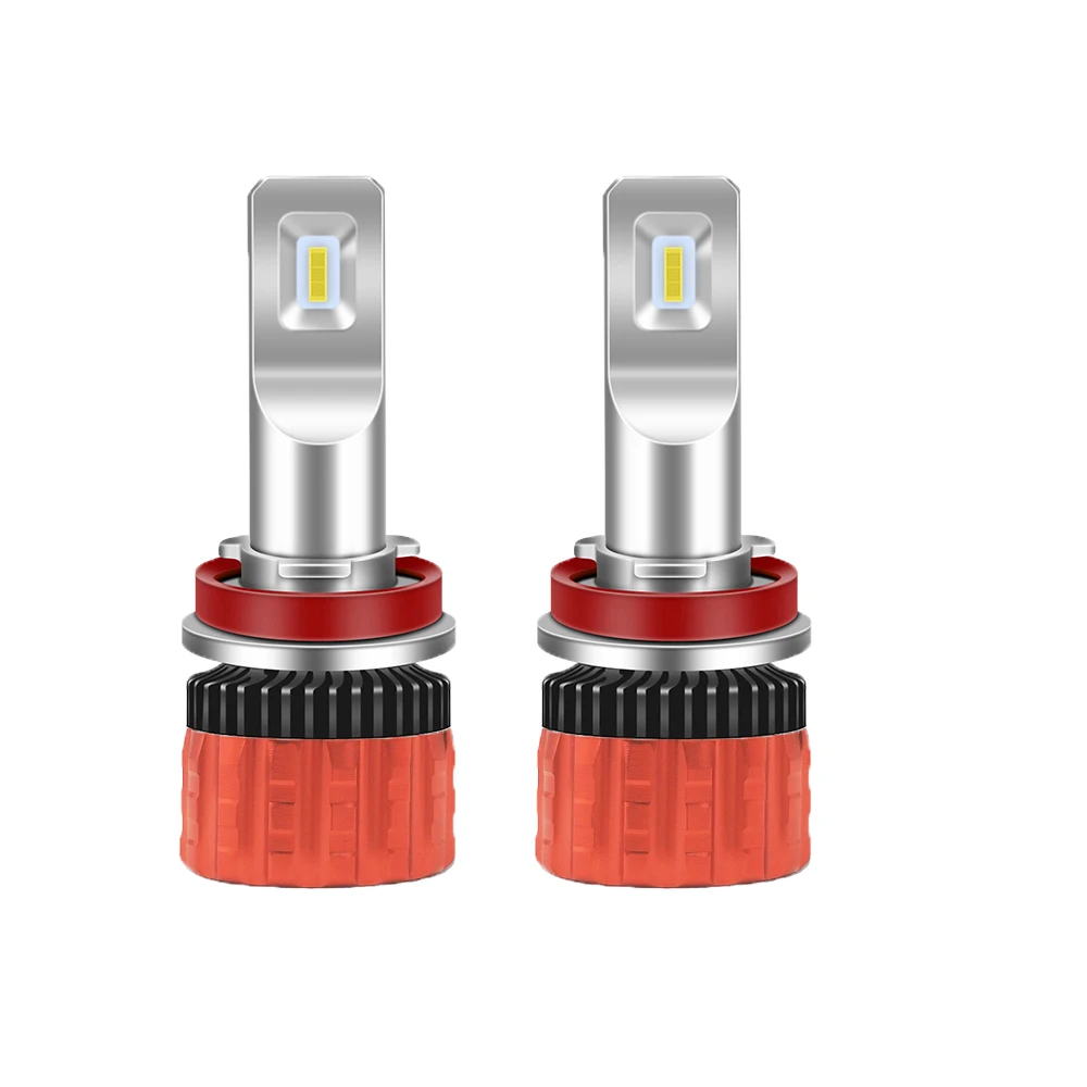Ультрамаленькие Светодиодные Автомобильные фары H7 H4 H11 LED H8 H9 9005 9006 9012 H1