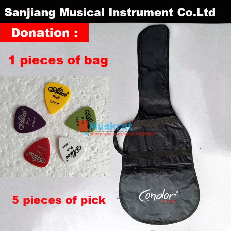 В наличии! Электрическая гитара белого цвета поддержка кленового грифа