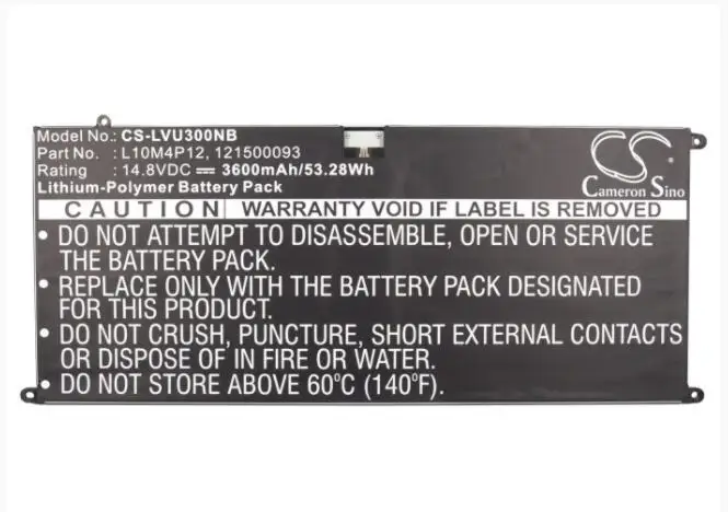 Cameron Sino 3600mAh аккумулятор для Lenovo IdeaPad U300 U300S Yoga 13 121500093 L10M4P12 | Электроника