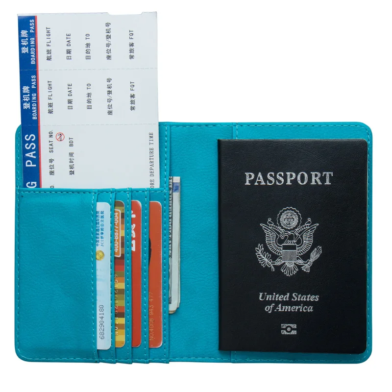 Etaofun Новое поступление Обложка для паспорта из искусственной кожи мужчин