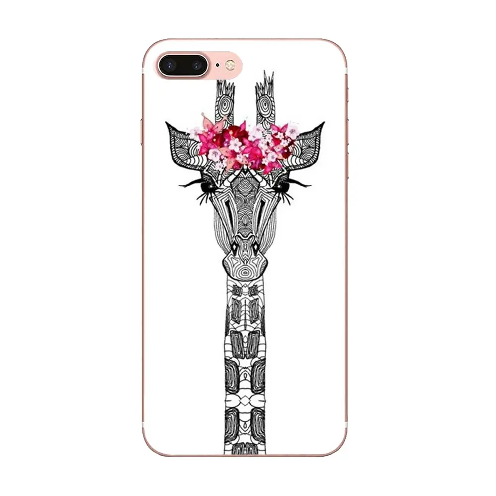 Skin Coqeu солнцезащитные очки Жираф для Galaxy A3 A5 A7 On5 On7 2015 2016 2017 Grand Alpha G850 Core2 Prime S2 I9082