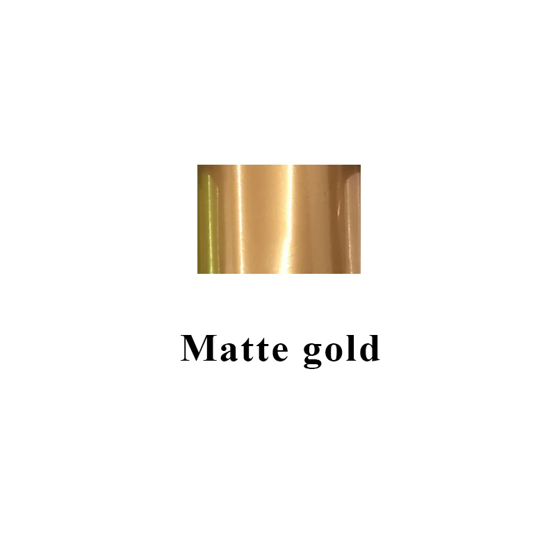 Matte gold 1 рулон Фольга для ногтей Переводные обертывания металлические цветные наклейки-лак для ногтей 120x0,04 м блестящее звездное небо бумажное украшение для маникюра «сделай сам» советы - Цвет: Matte gold