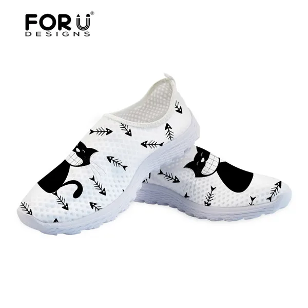 FORUDESIGNS/белая Милая Повседневная Брендовая женская обувь на плоской подошве кроссовки женские повседневные летние женские лоферы Mujer - Цвет: CC3414AA