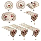 Ретро Европейская пасторальная вышитая Цветочная скатерть домашний декор для кухни столовой Декор # SO