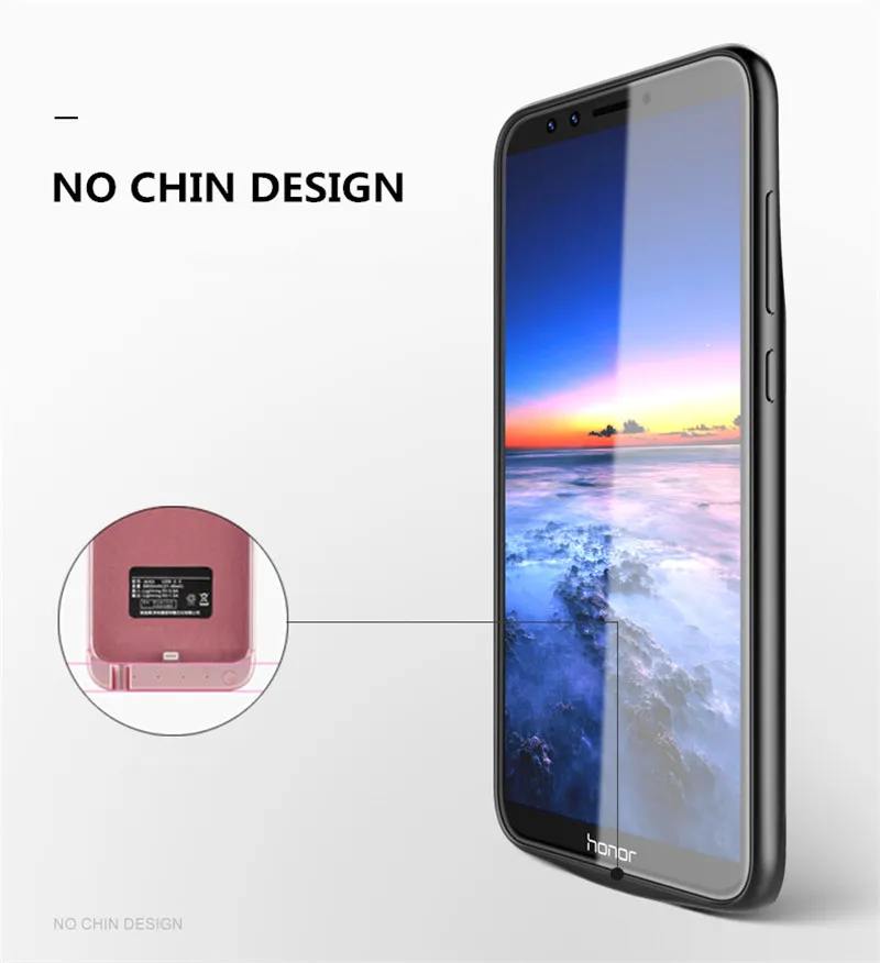 ZKFYS 4700 мАч ультра тонкий чехол для зарядного устройства телефона для huawei Honor 9 Lite, высококачественный чехол для зарядного устройства