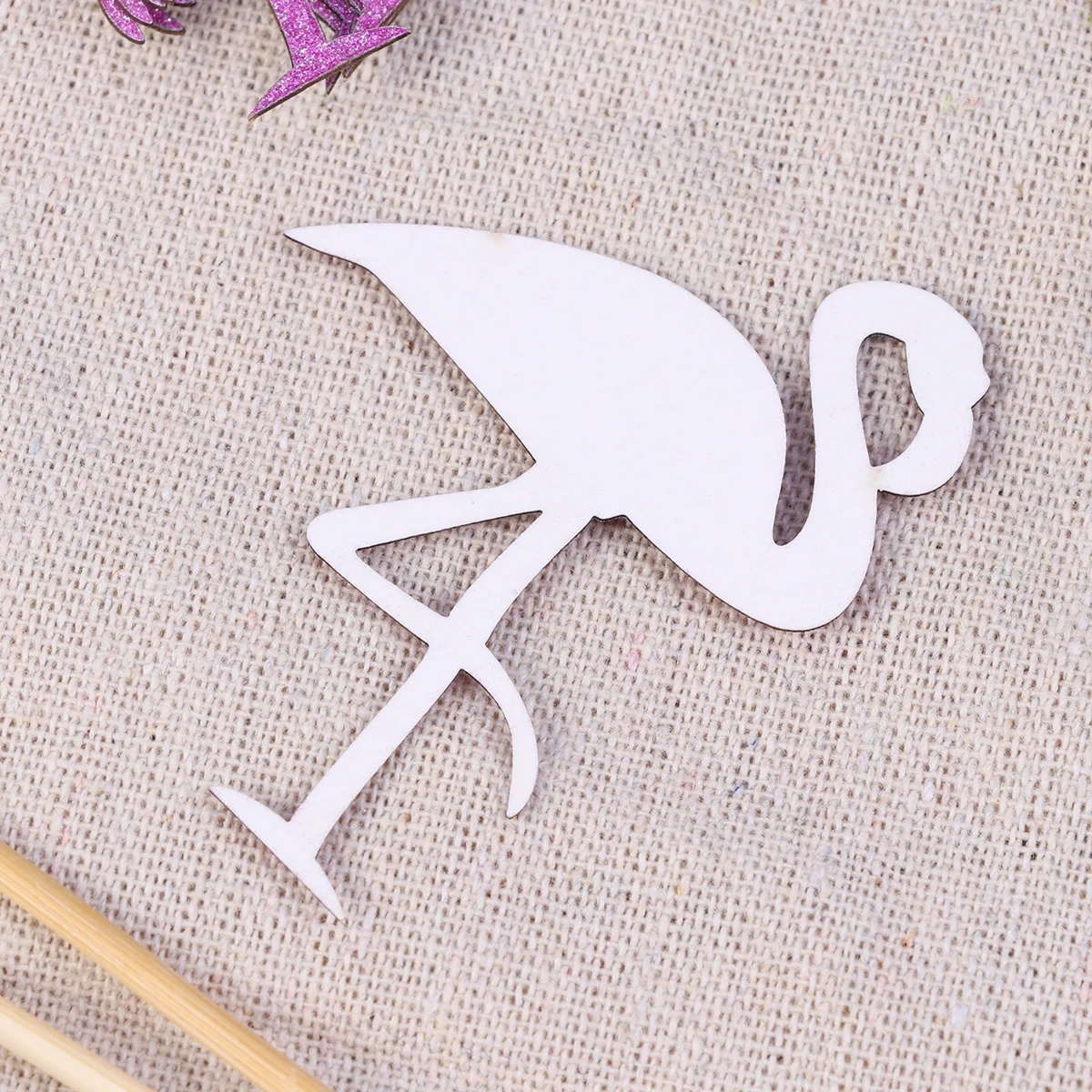 10 шт. Блестящий Топпер для торта бумага с Фламинго вставка карты кекс топперы