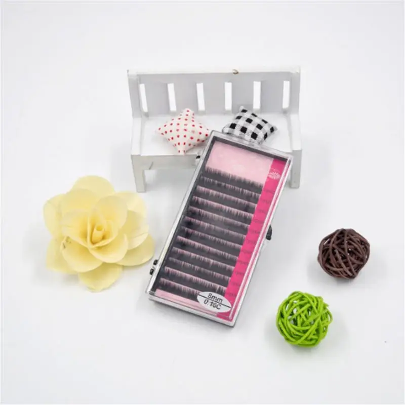 1 коробка Поддельные ресницы Для женщин мягкие натуральные длинные крест ручной