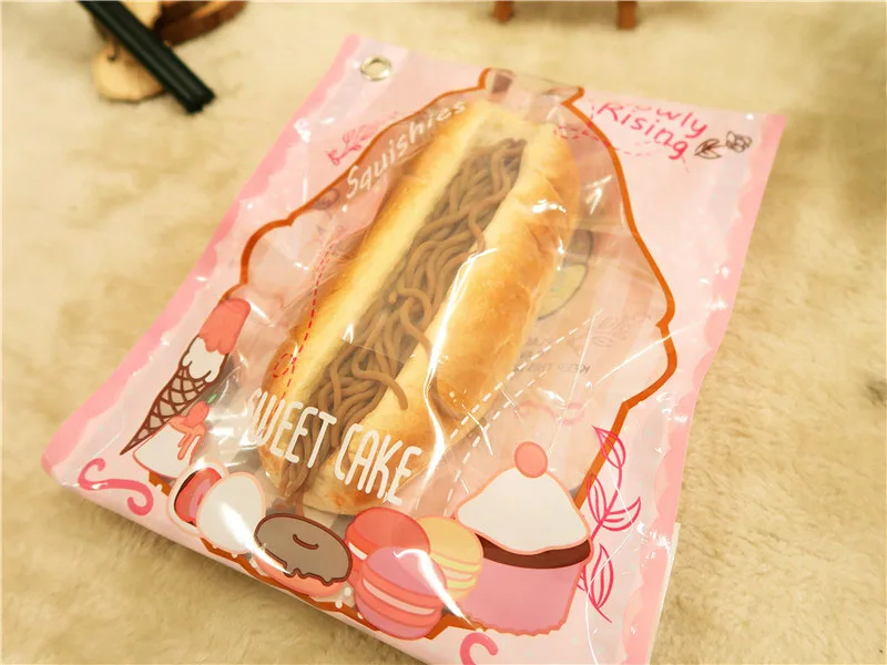 Noodles sandwich 1 style original packaging simulation of bread pendant squishy Classic collection free shipping | Игрушки и хобби