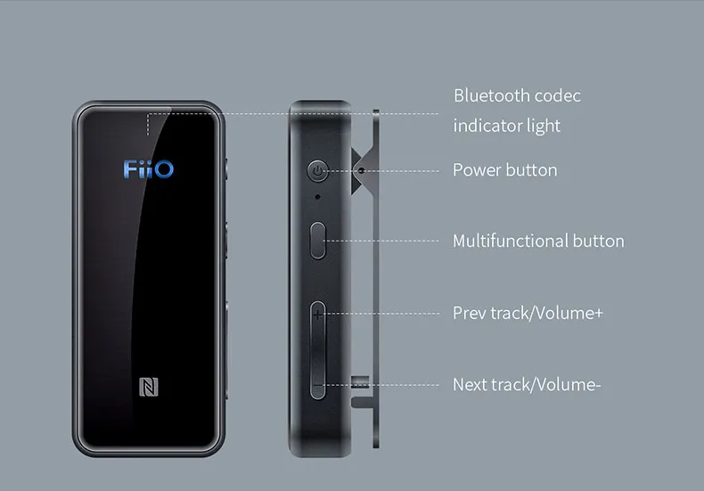 FiiO BTR3 Bluetooth приемник 4,2 aptXLL беспроводной Bluetooth аудио приемник 3,5 мм Автомобильный Aux Bluetooth адаптер для динамика наушников