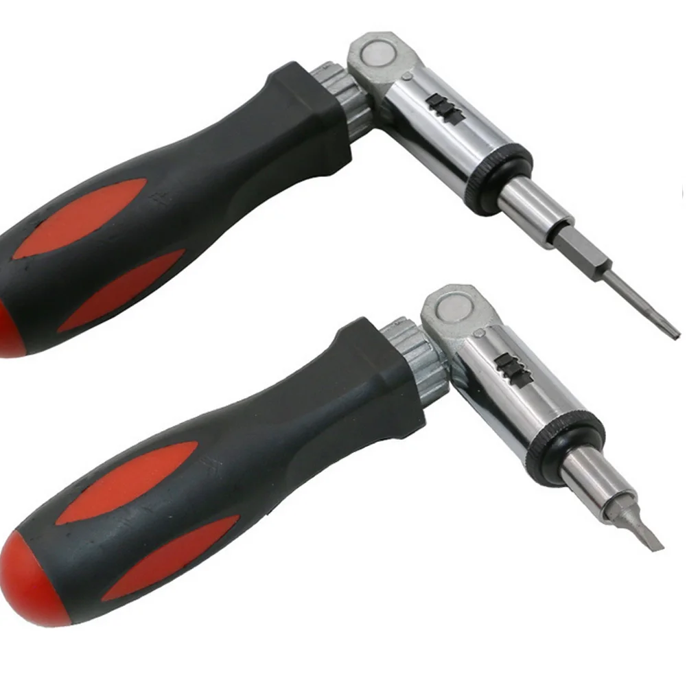 

1/4 Inch Hex Left/ Right 180 Degree Rotating Ratchet Screwdriver Drive Tackle Portable Explosionproof Tool