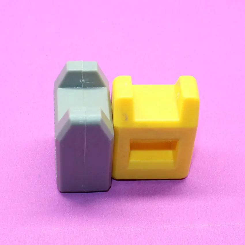 Прочная Толстая пластиковая отвертка 2 в 1 магнитное устройство для