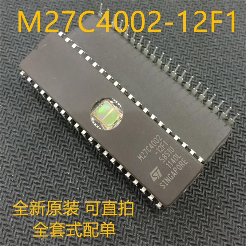 Бесплатная доставка 10 шт./лот M27C4002-12F1 M27C4002 EPROM CDIP-40 IC память 8-битная стираемая