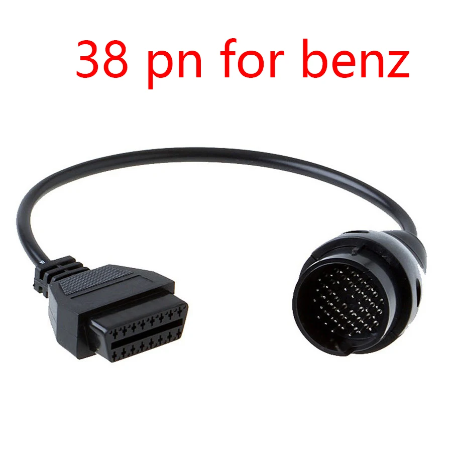 Автомобильный разъем OBDII для Mazda 12 Pin benz 38 pin bmw 20 opel соединительный кабель