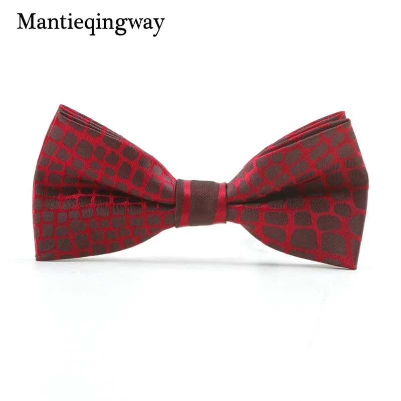 Mantieqingway дети лук Галстуки для маленьких мальчиков Рождество с бабочкой для Обувь для мальчиков унисекс Детские узкие Средства ухода за кожей шеи галстук для Свадебная вечеринка