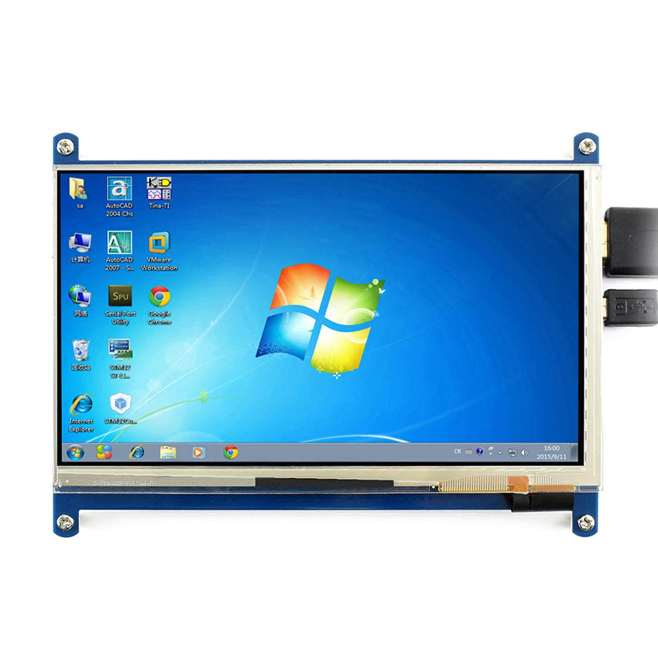 4,3 дюймов 5 дюймов 5,5 дюймов 7 дюймов 10,1 дюймов HDMI емкостный экран 800x480 1024*600 1280x800 ips экран для Raspberry Pi для Zero