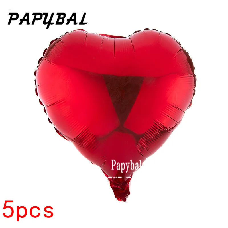 Red Heart 1 шт., 100*97 см, розовая маленькая лошадка, пони, фольгированные гелиевые шары воздушные шарики, детские игрушки на свадьбу, день рождения, животные, единорог, вечерние принадлежности для декора - Цвет: Red Heart