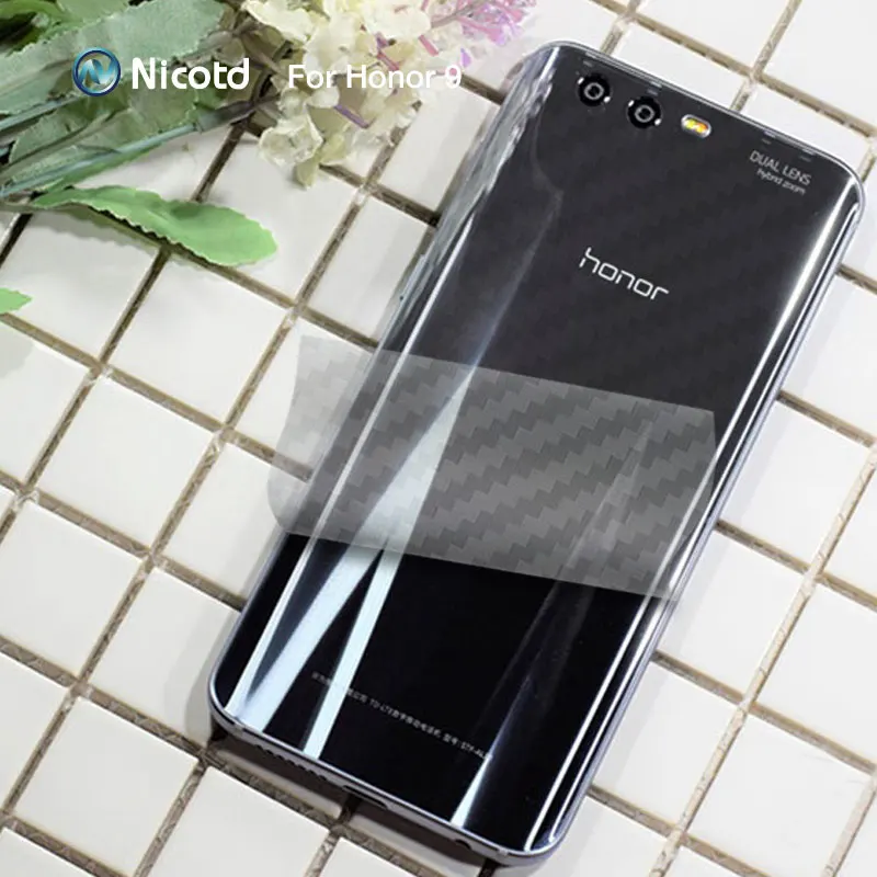 3D задняя крышка из углеродного волокна защитная пленка для Huawei P20 Pro Honor 10 9 8 7X с