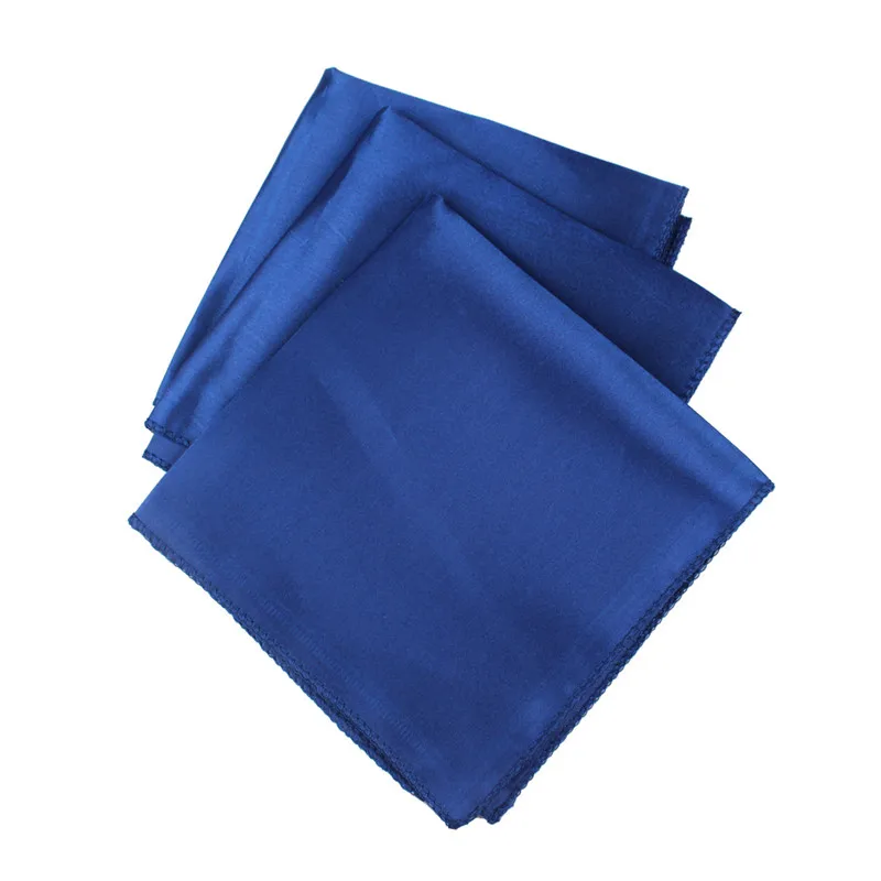 Dark Blue 10 шт./лот 30 см x 30 см Бирюзовый Голубой квадрат атласная Салфетка diner платок носовой платок для Свадебная вечеринка Ресторан Украшение стола - Цвет: Dark Blue