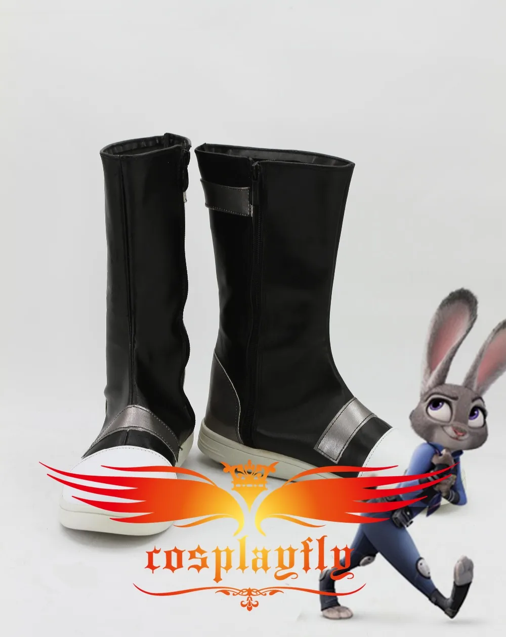 Zootopia/Zootropolis Officer Rabbit Judy Police cosplay boots обувь на заказ размер для хеллоуина, карнавала, рождества для Cos