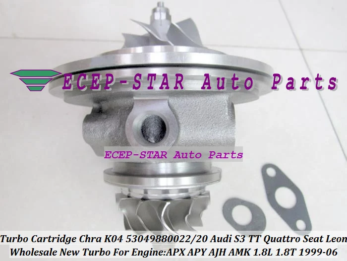 Бесплатная доставка Картридж Turbo CHRA K04 53049880022 53049700022 53049700020 53049880020 для Audi S3 ква-ттро