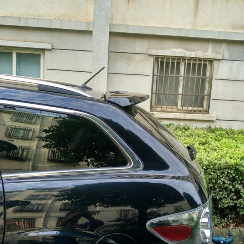 Спойлер для Mazda CX-7 CX7 2008- ABS пластик Неокрашенный Грунтовка цвет задний багажник Багажник крыло спойлер автомобильные аксессуары