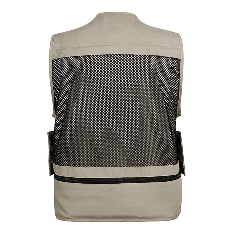 Жилет мужской со съемной спинкой Повседневный хлопковый жилет с несколькими