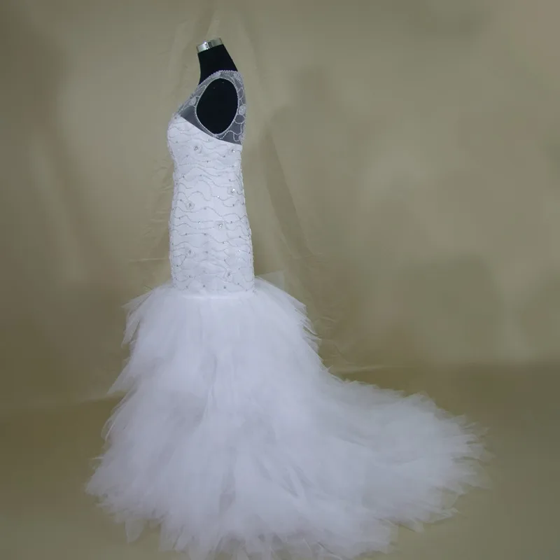 QQ Lover Новинка 2017 года Цветы из бисера Русалка торжественные платья на заказ Vestido De