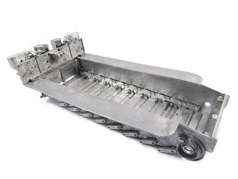 Mato 1/16 Tiger I rc Танк Металлическое шасси с крученой штангой подвесное натяжитель дорожки задняя панель MT041 TH00732