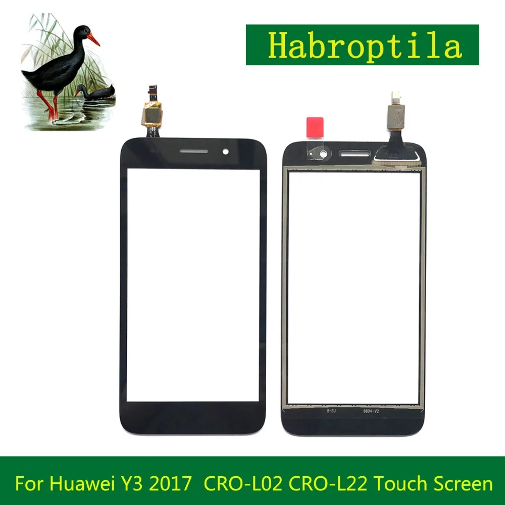 Высокое Качество 5 0 &quotдля huawei Y3 2017 CRO U00 L02 L22 графический сенсорный экран Внешний
