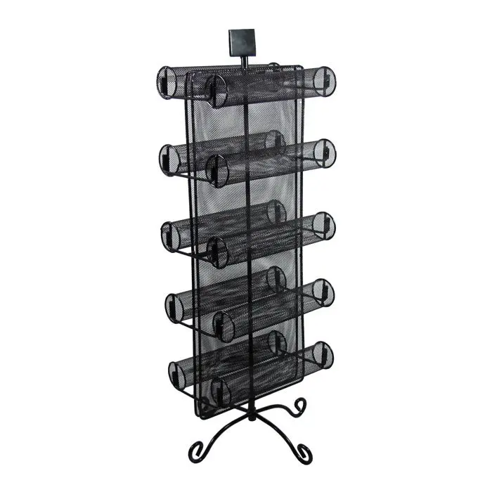 Expedited Shipping Rotating Metal Bracelet Bangle Display Stand Rack Holder Double Sides 10 Bars