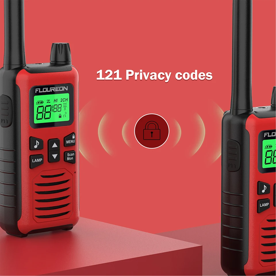 1 пара Walkie Talkie 22 канала FRS/GMRS 462-467 МГц двухстороннее радио легкий ручной домофон портативный коммуникатор трансивер США