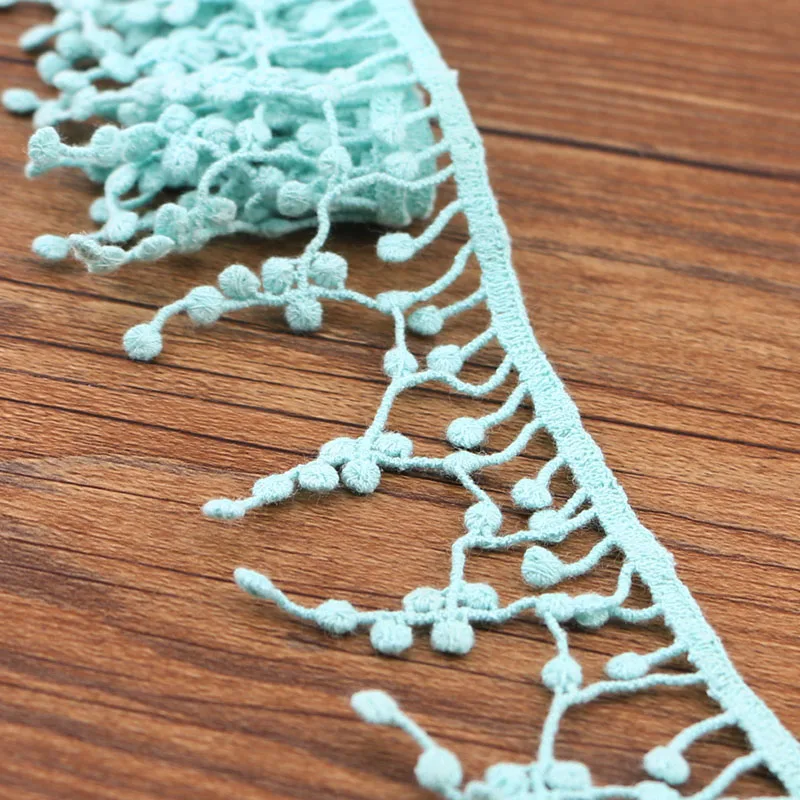 Кружевная атласная ткань с вышивкой по краю размер 5 см | Дом и сад