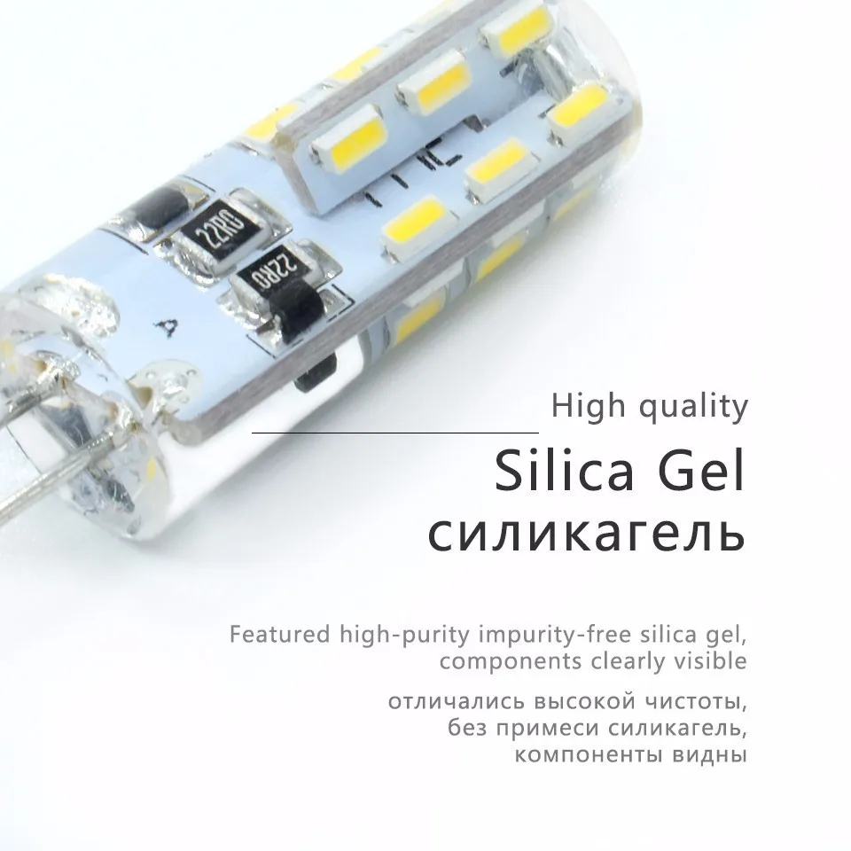 Светодиодные лампы LKLTFX G4 лампочка постоянного тока 12 В 24 светодиосветодиодный s