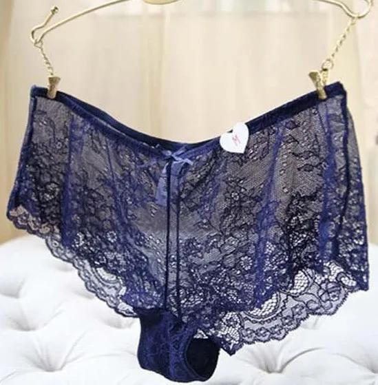 P4 Элегантные королевский модный стиль кружевные сексуальные трусики нижнее