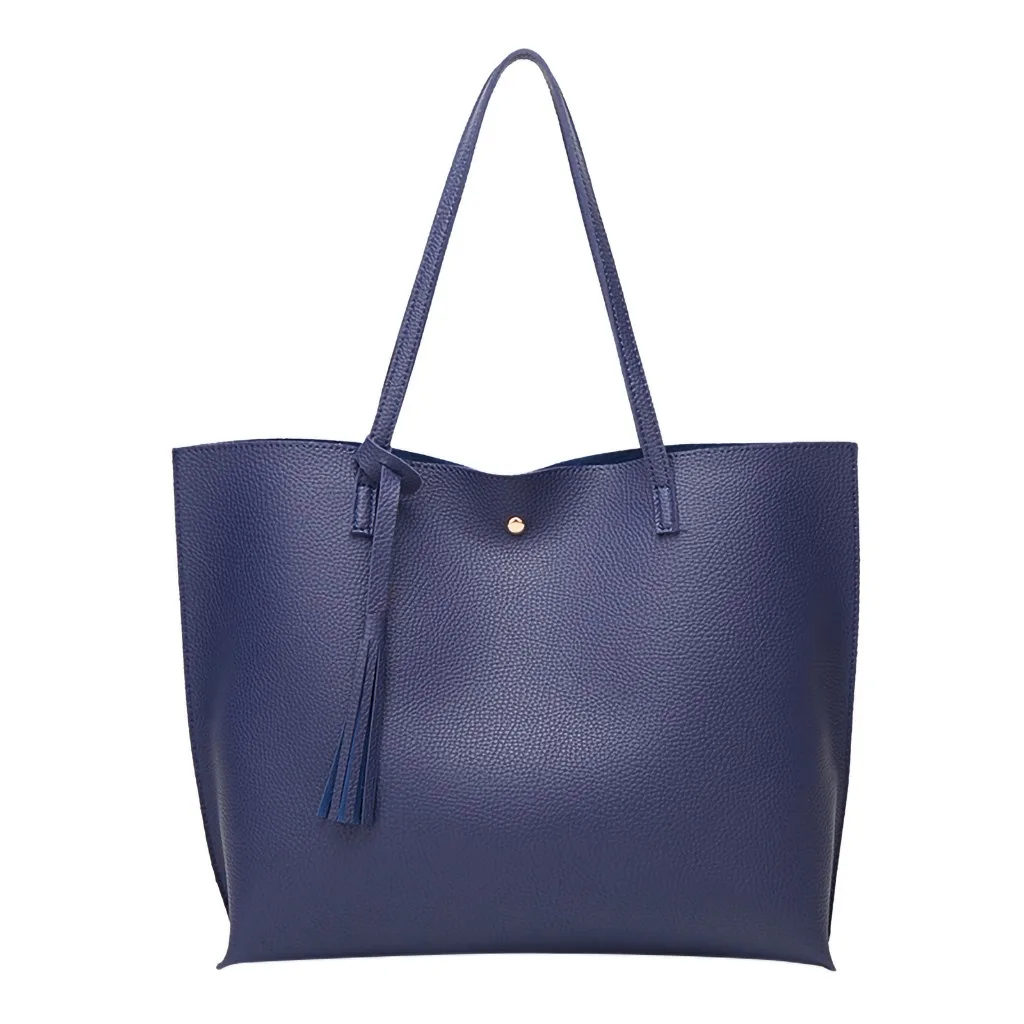 Новинка Ar2020 bolso mujer женская модная одноцветная сумка с бахромой большая