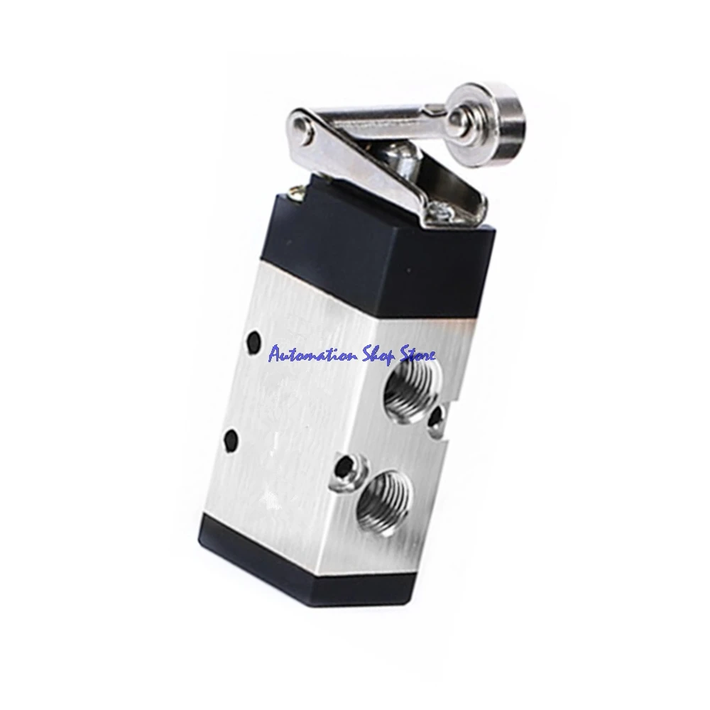 Пневматический клапан MV 09 роликовый рычаг 1/8 &quot вытяжной 1/4&quot вход 2 положения 5