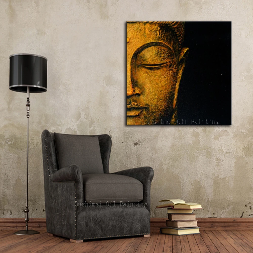 Бесплатная доставка лучшее настенное украшение ручной работы портрет Будды