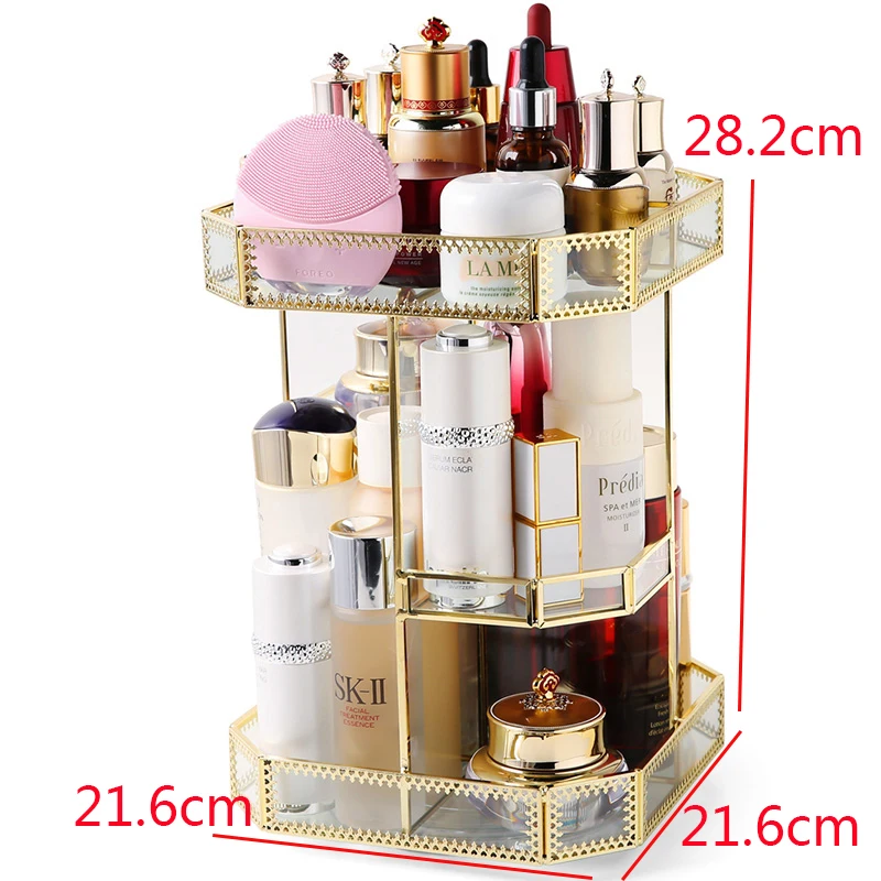 Многофункциональный вращающийся на 360 градусов держатель для косметических