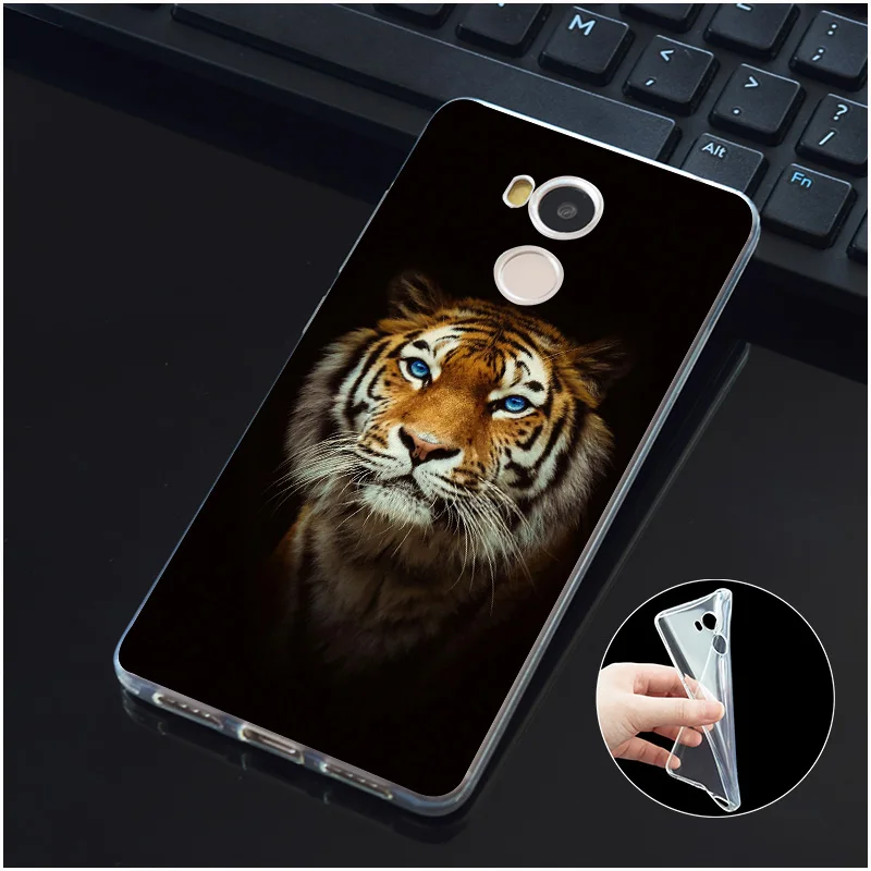 DREAMFOX M558 Тигр Мягкий ТПУ силиконовый чехол для Xiaomi Redmi Note 3 4 5 Plus 3S 4A 4X 5A Pro Global |