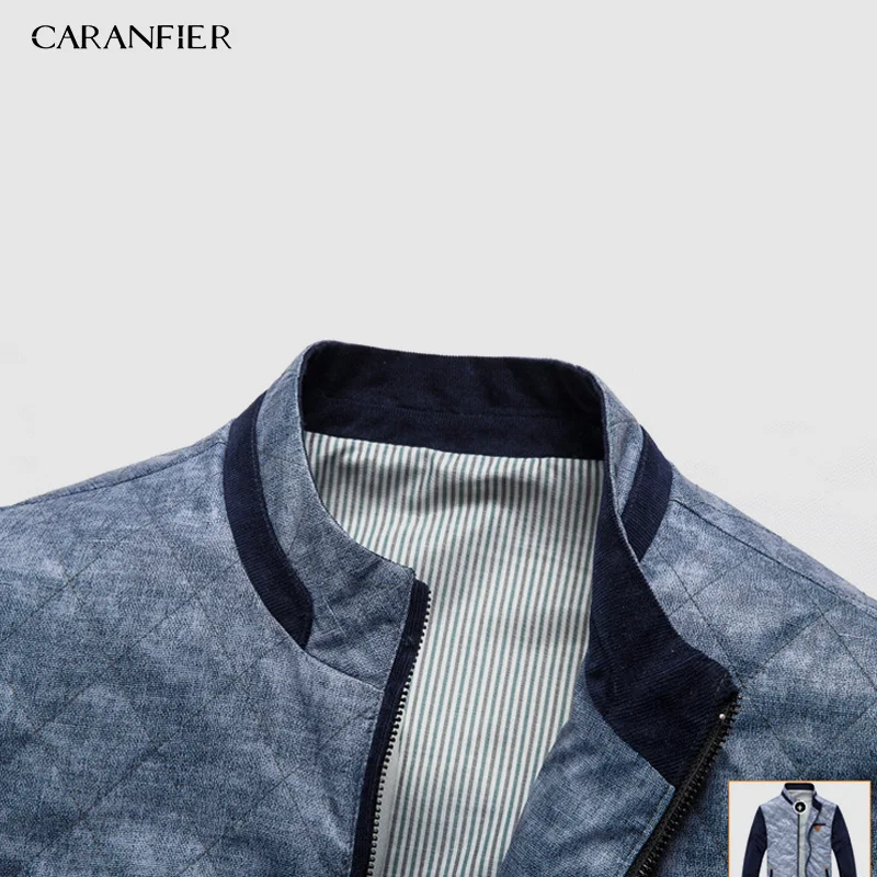 Новинка 2019 мужская куртка CARANFIER модная одежда Высококачественная брендовая с