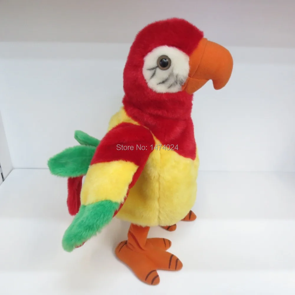 

Kids Anime Figure Fashion Birthday Gift Rio2 Movie Cartoon Plush Toys Dolls Talking Parrot Baby Stuffed Toy Brinquedo de Pelucia