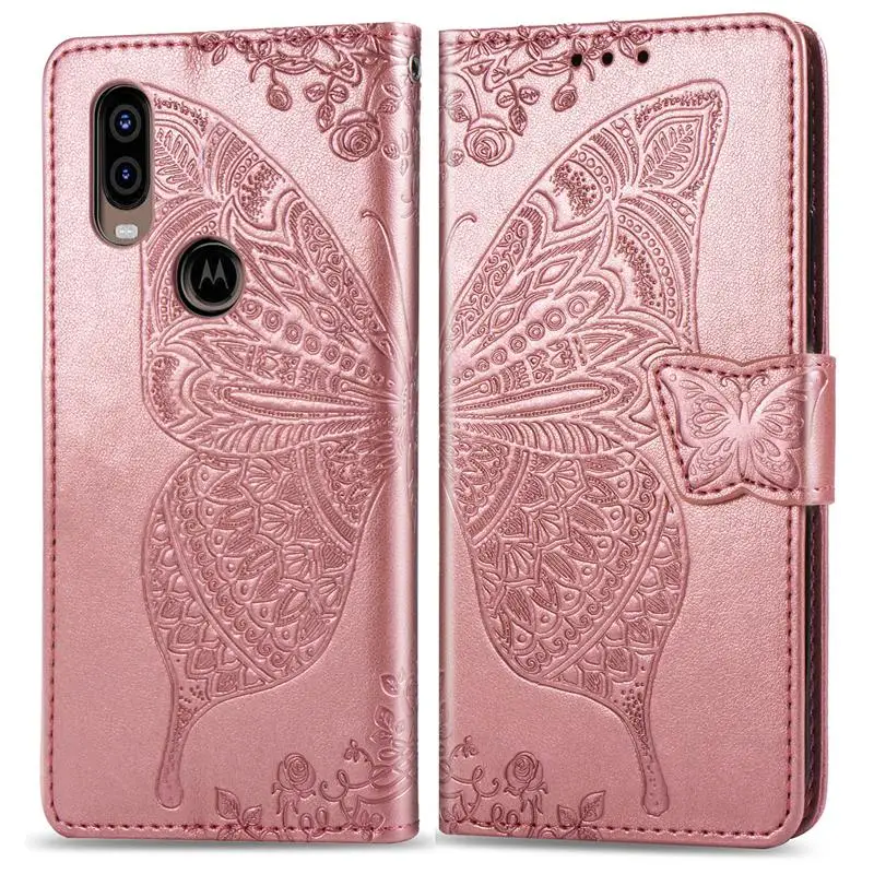 rose gold Для Coque Motorola Moto One Vision Чехол кошелек Флип PU кожаный чехол силиконовый чехол для телефона Motorola Moto P40 6," xt70case - Цвет: rose gold