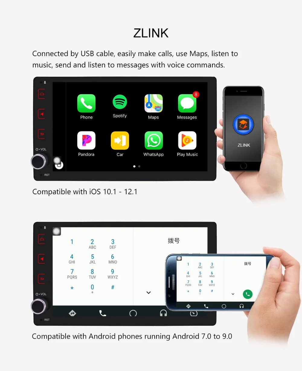 ARKRIGHT 9 ''4+ 64 ГБ Android 8,1 автомобильный Радио gps стерео для Toyota Corolla ips экран мультимедийный плеер 4G SIM карта